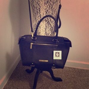 Black cross body purse